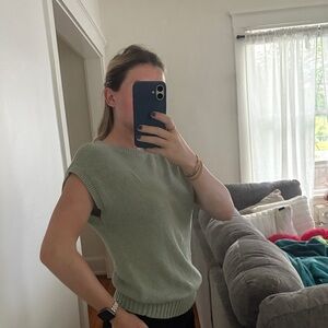 Alfani Sage Green Muscle Tee